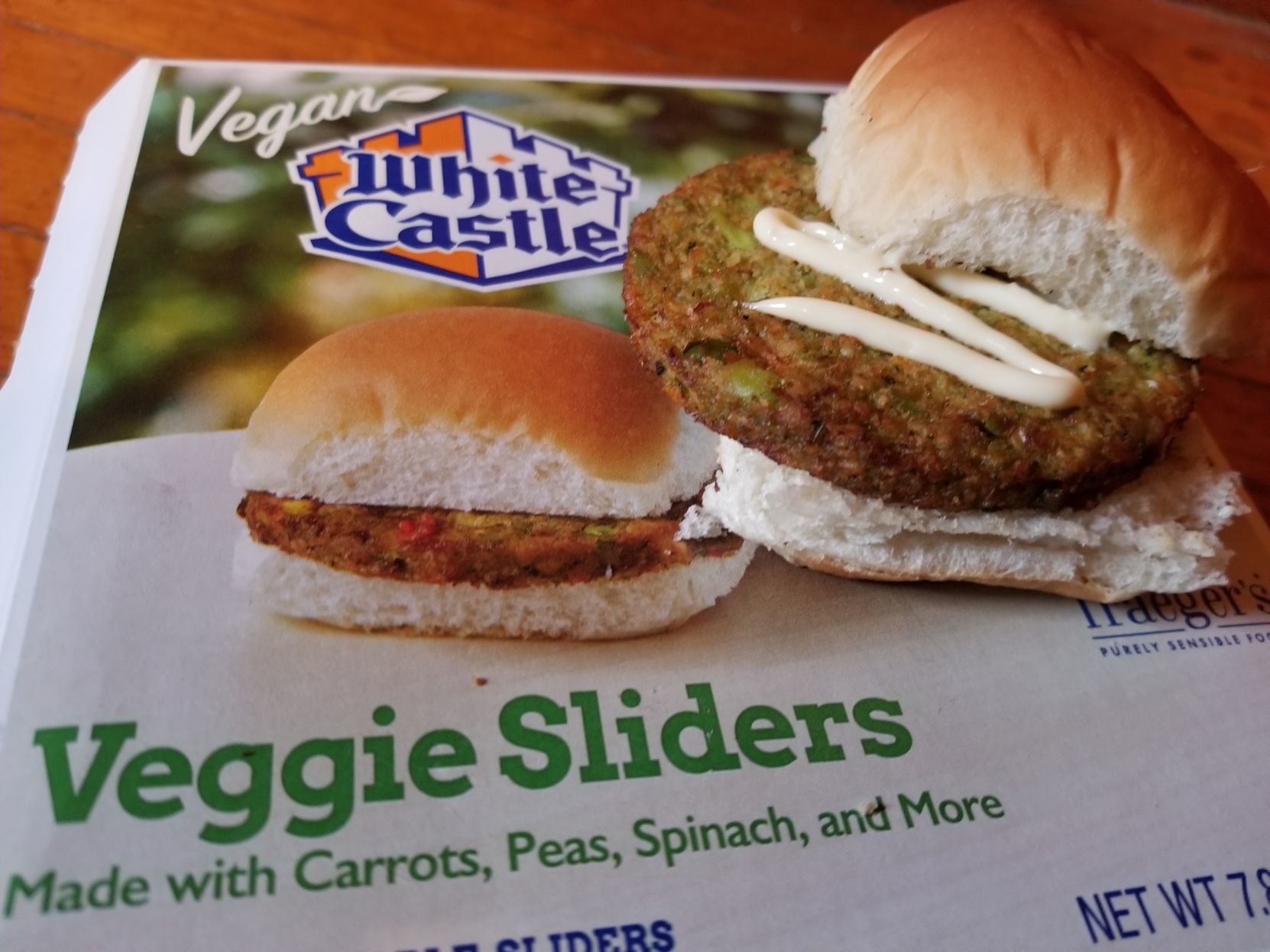 white castle veggie slider